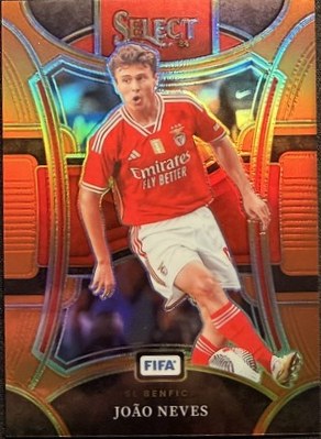 Joao Neves 2023 Panini Select FIFA Orange Prizm /49