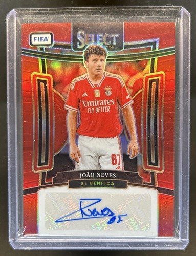 Joao Neves 2023 Panini Select FIFA Prizm Red