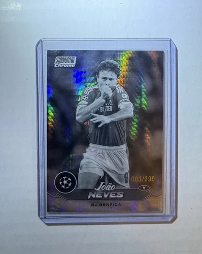 Joao Neves 2023 Topps Stadium Chrome Black White /299