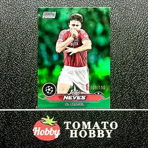 Joao Neves 2023 Topps Stadium Cromo Green Refractor /150