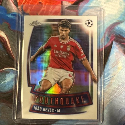 Joao Neves 2023 Topps Chrome UEFA Club Refractor #YQ-16