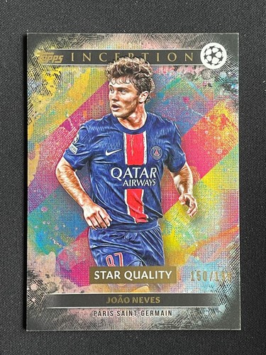 Joao Neves 2024 Topps Inception UCC Black Foil /199