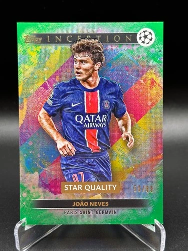 Joao Neves 2024 Topps Inception UCC Green Foil /99