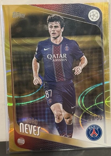 Joao Neves 2025 Topps UCC Flagship /50
