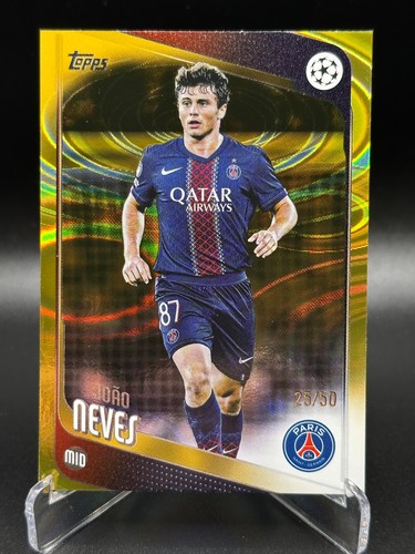 Joao Neves 2025 Topps UCC Flagship Gold /50