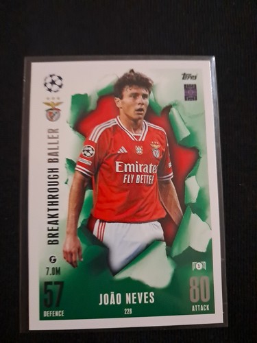 Joao Neves 2023 Topps UEFA Champions League 2023-24