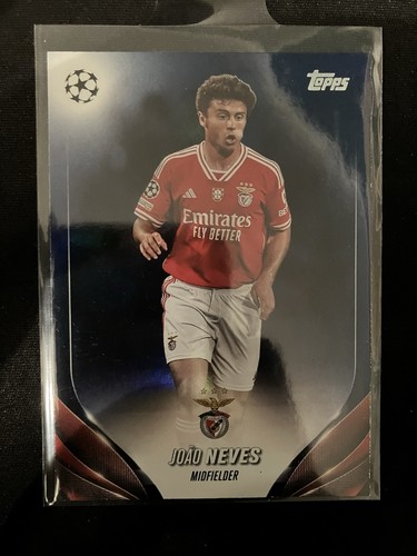 Joao Neves 2024 Topps UEFA Club Competition Blue /250