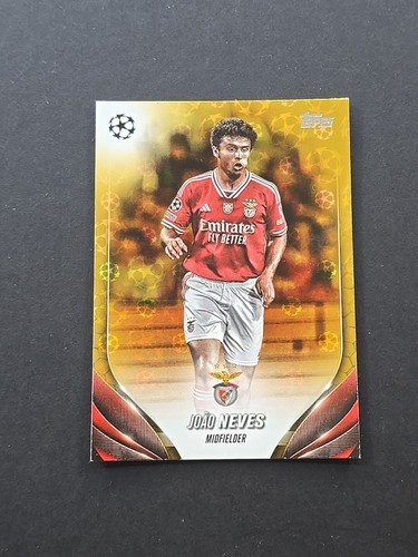 Joao Neves 2023 Topps UEFA Club Competitions Gold