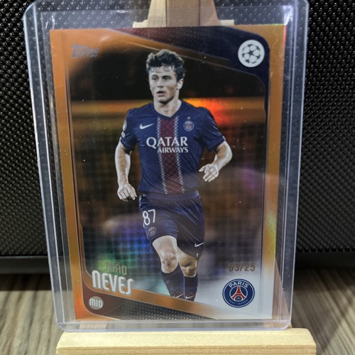 Joao Neves 2025 Topps UEFA Orange /25