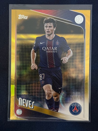 Joao Neves 2025 Topps UEFA UCC Oro /50