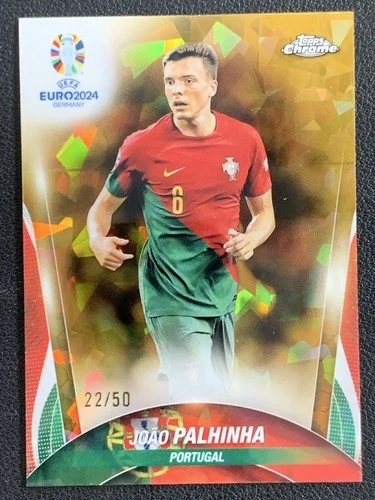 Joao Palhinha 2024 Topps Chrome Sapphire Oro /50