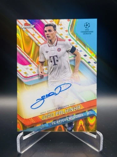 Joao Palhinha 2024 Topps Finest Gold Wave /50