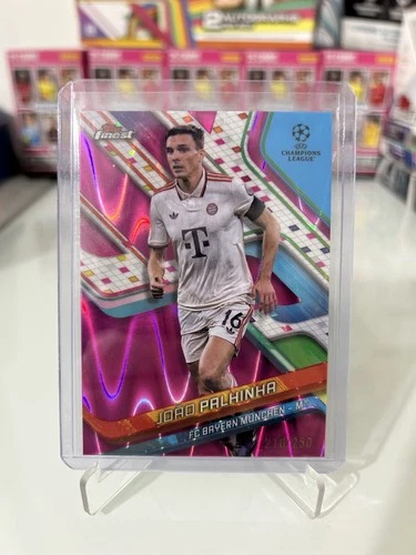 Joao Palhinha 2024 Topps Finest Pink Lava Refractor /250