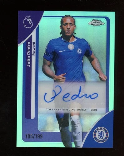 Joao Pedro 2025 Topps Chrome Aqua /199