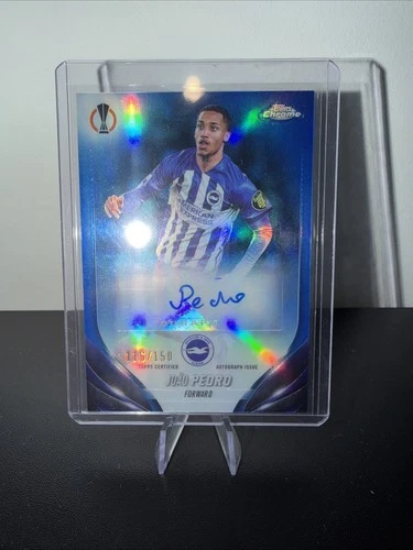 Joao Pedro 2024 Topps Chrome Blue Refractor /150