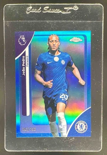 Joao Pedro 2026 Topps Chrome Blue Refractor /150