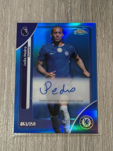 Joao Pedro 2025 Topps Chrome Blue Refractor /150