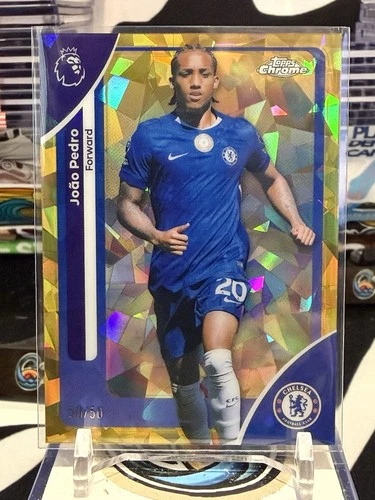 Joao Pedro 2026 Topps Chrome Gold /50