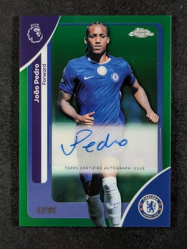 Joao Pedro 2026 Topps Chrome Green Refractor /99