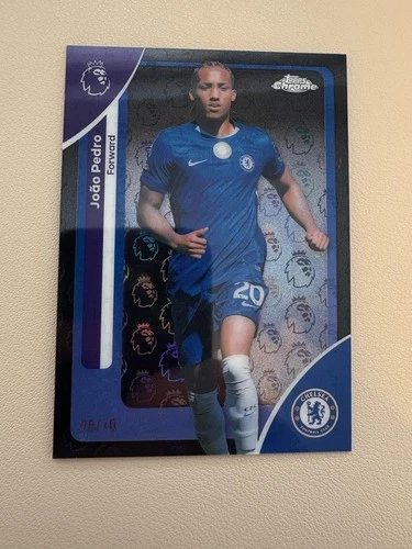 Joao Pedro 2026 Topps Chrome Logofractor Black /10