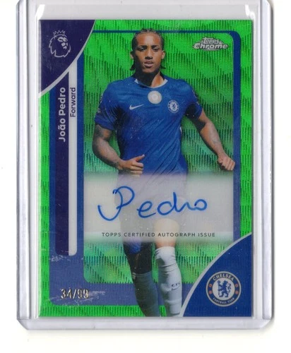 Joao Pedro 2026 Topps Chrome Onda Verde /99