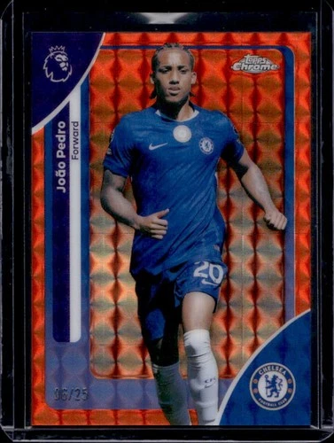 Joao Pedro 2026 Topps Chrome Orange Geometric Refractor /25