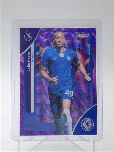 Joao Pedro 2026 Topps Chrome Purple Wave /75