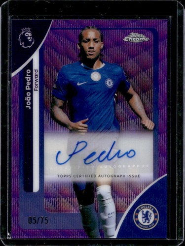 Joao Pedro 2026 Topps Chrome Purple Wave Refractor /75