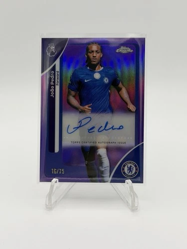 Joao Pedro 2026 Topps Chrome Viola Rifrattore /75
