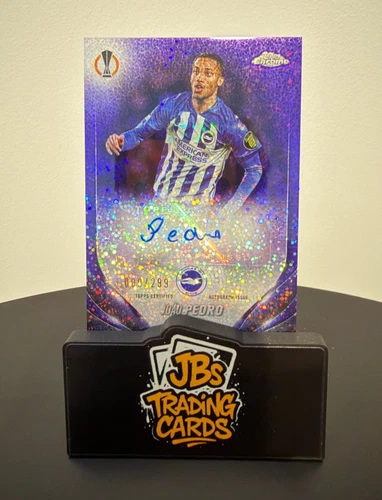 Joao Pedro 2023 Topps Chrome Violet Speckle /299