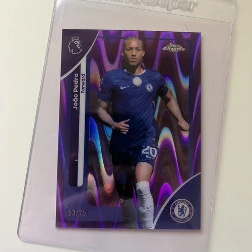 Joao Pedro 2025 Topps Chrome Wave 53/75