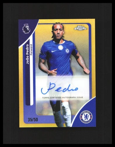 Joao Pedro 2026 Topps Cromo Premier League Oro /50