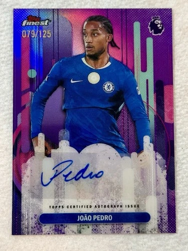 Joao Pedro 2026 Topps Finest Purple Refractor /125