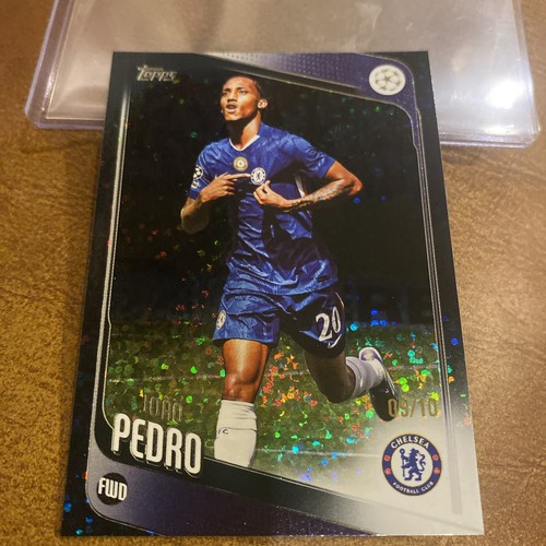 Joao Pedro 2025 Topps Merlin Chrome Black Shimmer /10