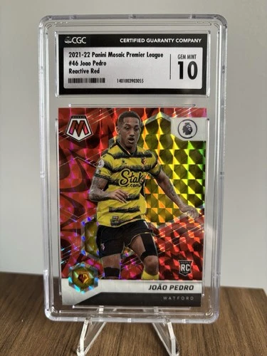 Joao Pedro 2022 Panini Mosaic Reactive Red Prizm