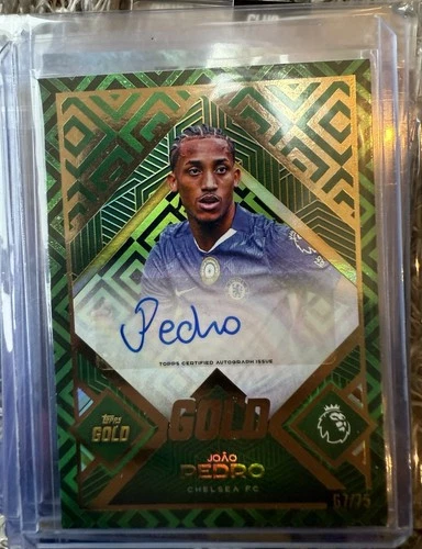 Joao Pedro 2025 Topps Premier League Gold /75