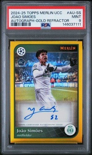 Joao Simoes 2024 Topps Merlin Chrome Gold /50