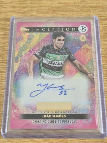 Joao Simoes 2024 Topps Inception UCC Pink Foil /75