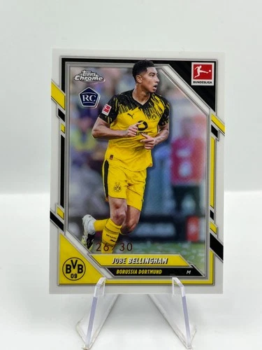Jobe Bellingham 2025 Topps Chrome Bundesliga bianco /30