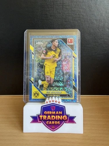 Jobe Bellingham 2025 Topps Chrome Bundesliga Blue Mini-Diamonds /150