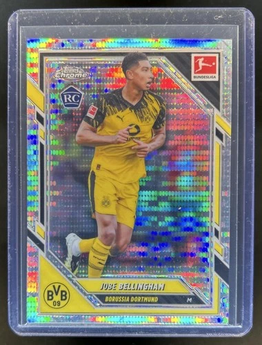 Jobe Bellingham 2025 Topps Chrome Bundesliga Pulsar Refractor #18