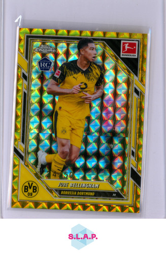 Jobe Bellingham 2025 Topps Chrome Gold Geometric /50
