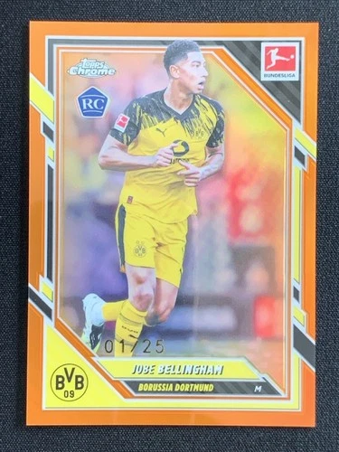 Jobe Bellingham 2025 Topps Chrome Orange Refractor /25