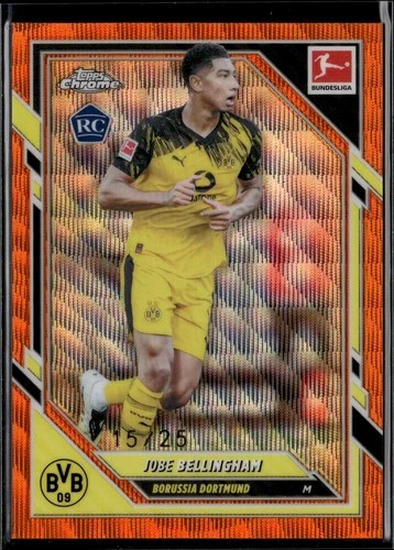 Jobe Bellingham 2025 Topps Chrome Orange Wave /25