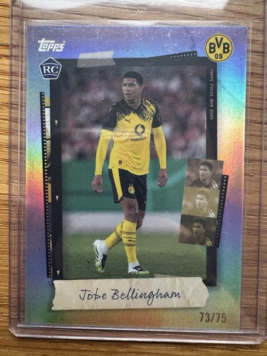 Jobe Bellingham 2025 Topps Focus Rose Gold /75