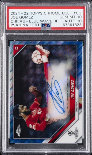 Joe Gomez 2021 Topps Chrome Blue Wave /75