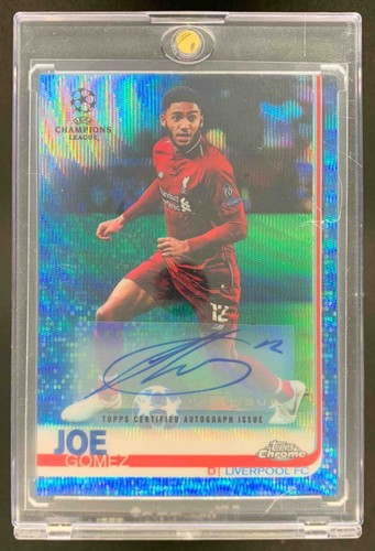 Joe Gomez 2018 Topps Chrome Blue Wave Refractor /75