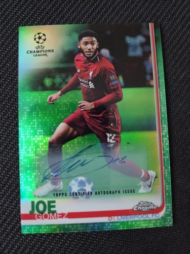 Joe Gomez 2018 Topps Chrome Green Refractor /99