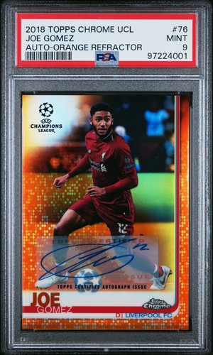 Joe Gomez 2019 Topps Chrome Orange Refractor /25