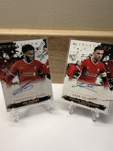 Joe Gomez & Jordan Henderson 2021 Topps Inception